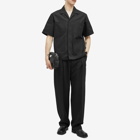 MM6 Maison Margiela Men's 6 Pocket Short Sleeve Shirt in Black