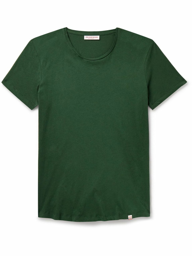 Photo: Orlebar Brown - OB-T Slim-Fit Cotton-Jersey T-Shirt - Green