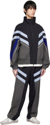 A PERSONAL NOTE 73 Gray & Navy Paneled Jacket