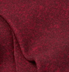 Rubinacci - 8cm Mélange Wool-Flannel Tie - Red