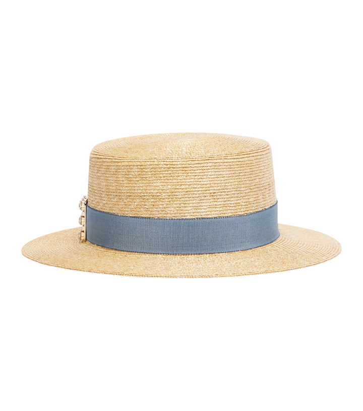 Photo: Roger Vivier Très Vivier straw boater hat