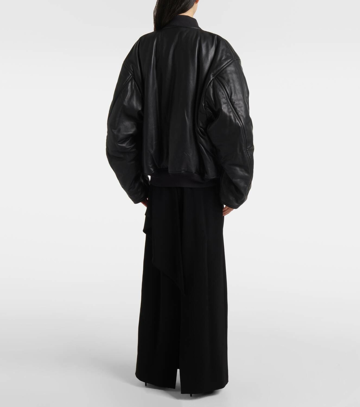Balenciaga Leather bomber jacket Balenciaga