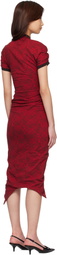 Vivienne Westwood Red Pulling Midi Dress