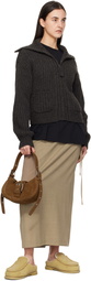 OSOI Brown Brocle Bag