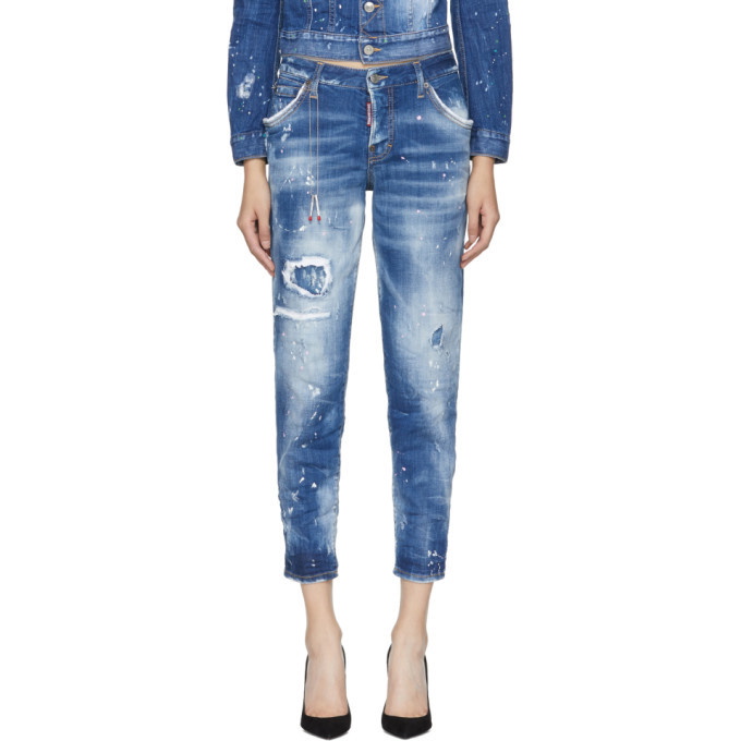 Photo: Dsquared2 Blue Hockney Jeans