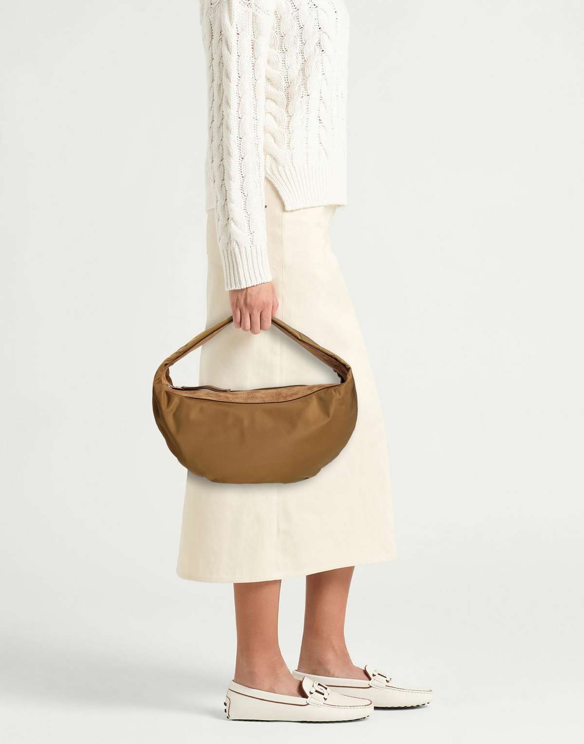 Khaite Womens Handbag Khaki