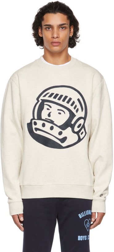Photo: Billionaire Boys Club Beige Chainstitch Astro Logo Sweatshirt