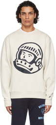 Billionaire Boys Club Beige Chainstitch Astro Logo Sweatshirt