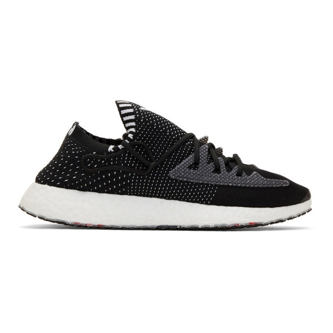 Photo: Y-3 Black and White Raito Racer Sneakers