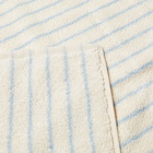 Tekla Fabrics Organic Terry Hand Towel in Baby Blue Stripes