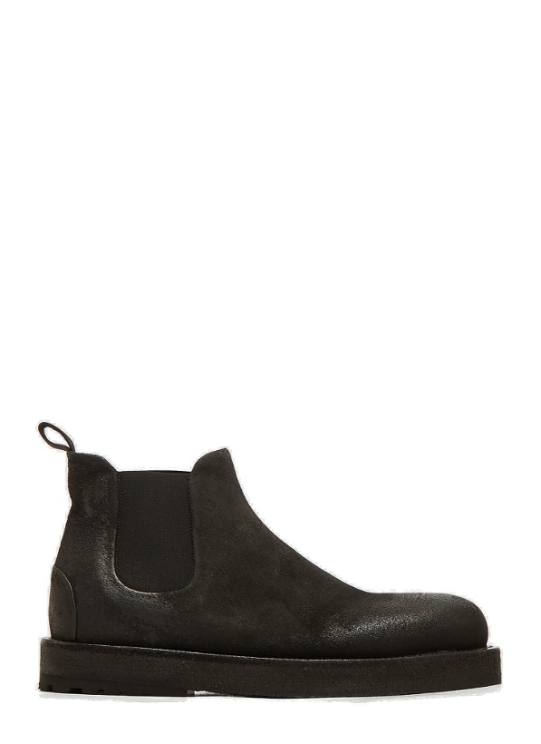 Photo: Parrottola Suede Chelsea Boots in Black