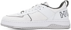 Hugo Off-White Mixed-Material Sneakers