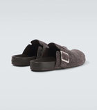 Loewe Ease suede mules