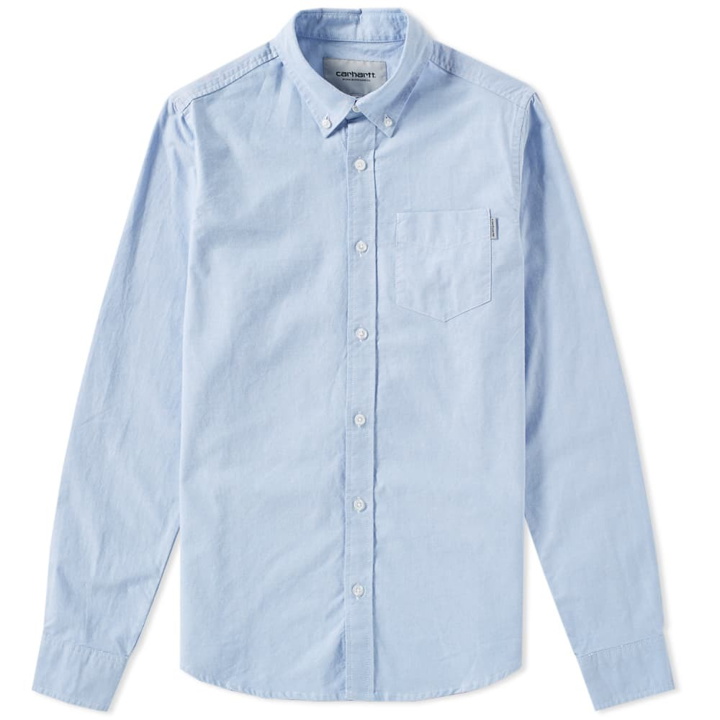Photo: Carhartt Button Down Pocket Shirt Blue