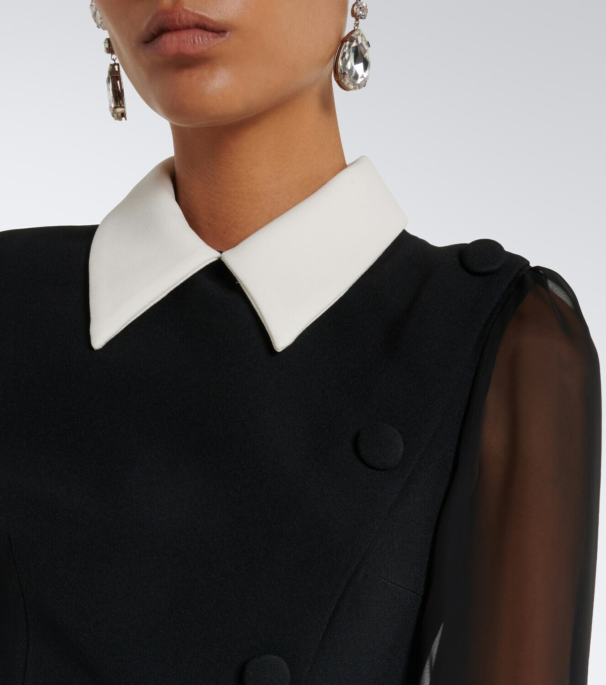 Safiyaa Crêpe cocktail dress