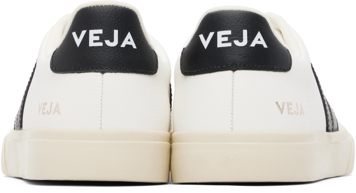 VEJA White Campo Leather Sneakers