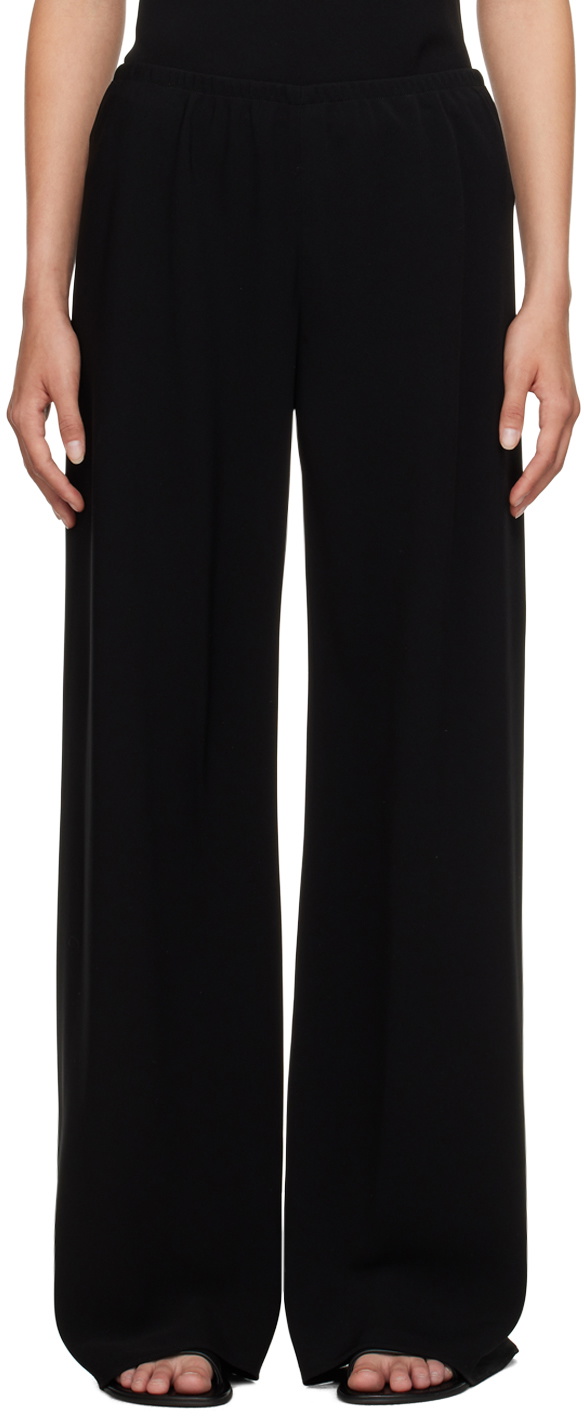 Gala Pant Black in Cady – The Row