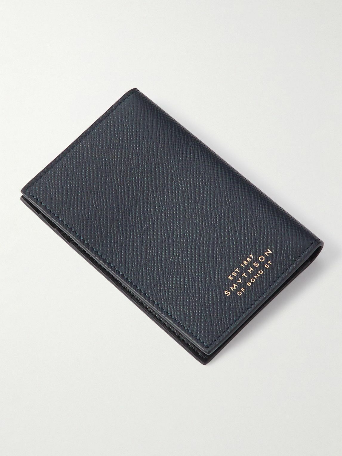 Smythson - Panama Cross-Grain Leather Cardholder