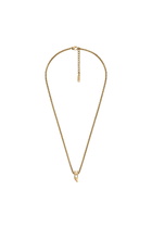 Diesel Stainless Steel Pendant Necklace - Necklaces - Unisex - Gold