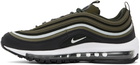 Nike Black & Green Air Max 97 Sneakers