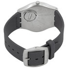 Swatch Night Trick Quartz Grey Dial Mens Watch SS07S110