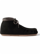 Auralee - Suede Desert Boots - Black