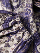 ZIMMERMANN - Paisley Print Linen Short Dress