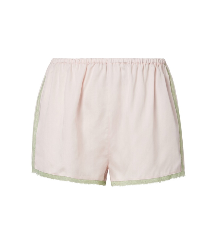 Photo: Posse Perla lace-trimmed shorts