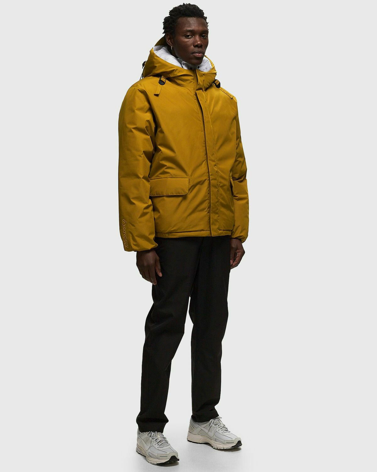 Nike Nike Sportswear Gore Tex Men s Loose Thermore Ecodown Hooded Waterproof Jacket Yellow Mens Down Puffer Jackets L Nike