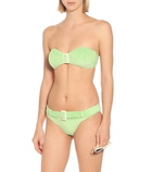 Lisa Marie Fernandez - Buckle bandeau terrycloth bikini