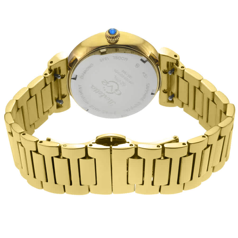 GV2 by Gevril Berletta Quartz Diamond White Dial Ladies Watch 1541B