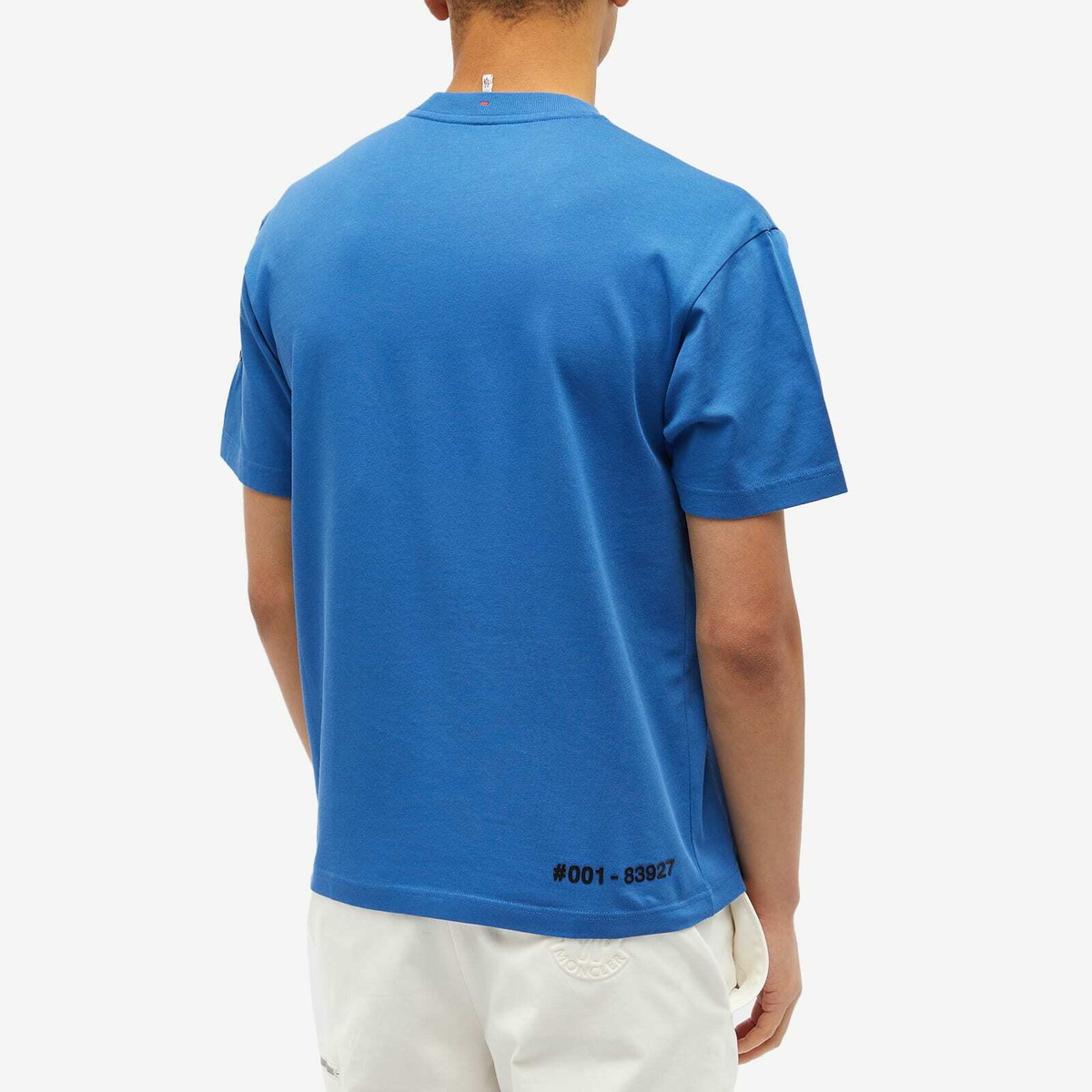 Moncler Grenoble Men's Short Sleeve T-Shirt in Blue