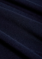 Canali Knit Polo Shirt Navy