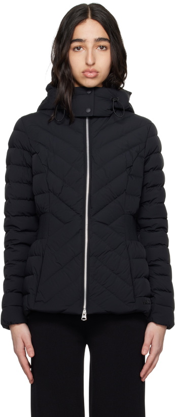 Photo: MACKAGE Black Idalee Hooded Light Down Jacket