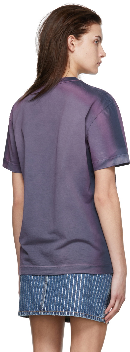 Alexander Wang Purple Cotton T-Shirt Alexander Wang