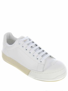 Marni White Leather Sneakers