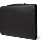 Valextra - Pebble-Grain Leather Briefcase - Black