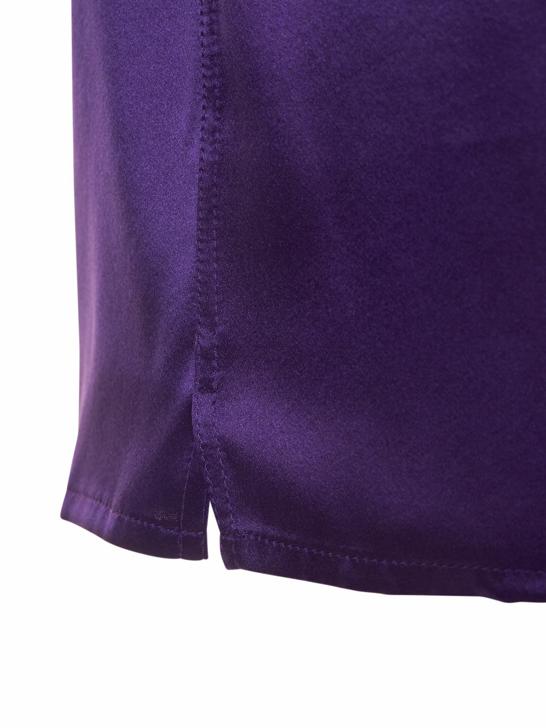 TOM FORD - Logo Silk Satin Mini Shorts