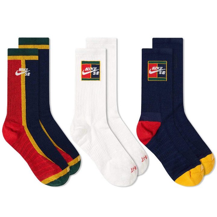 Photo: Nike SB Court Socks - 3 Pack