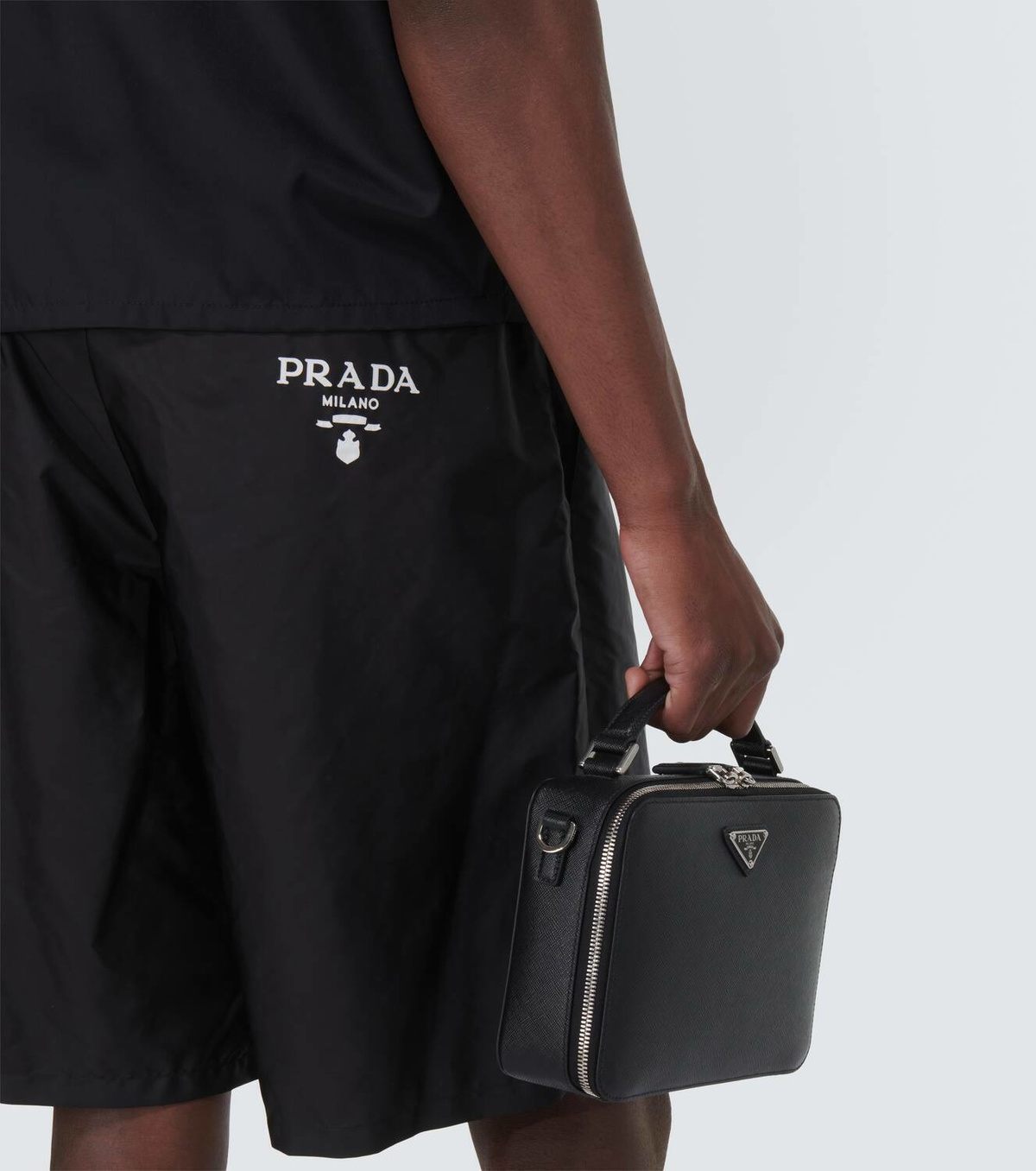 Prada Embellished Re-Nylon shorts