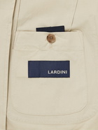 Lardini - Easy Slim-Fit Unstructured Stretch-Cotton Blazer - Neutrals