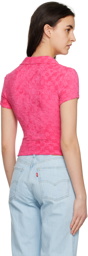 MISBHV Pink Towelling Polo