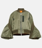 Sacai - Cropped bomber jacket