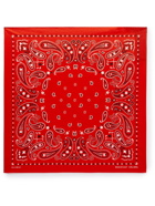 Alanui - Poldo Dog Printed Cotton-Voile Bandana - Red