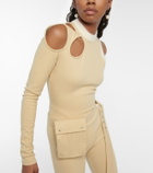 Didu Cutout fleece and faux shearling jumpsuit