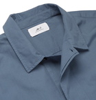 Mr P. - Cotton-Ripstop Overshirt - Blue