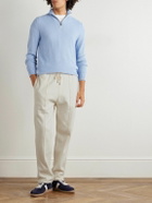 Ralph Lauren Purple label - Straight-Leg Cotton and Cashmere-Blend Sweatpants - Neutrals
