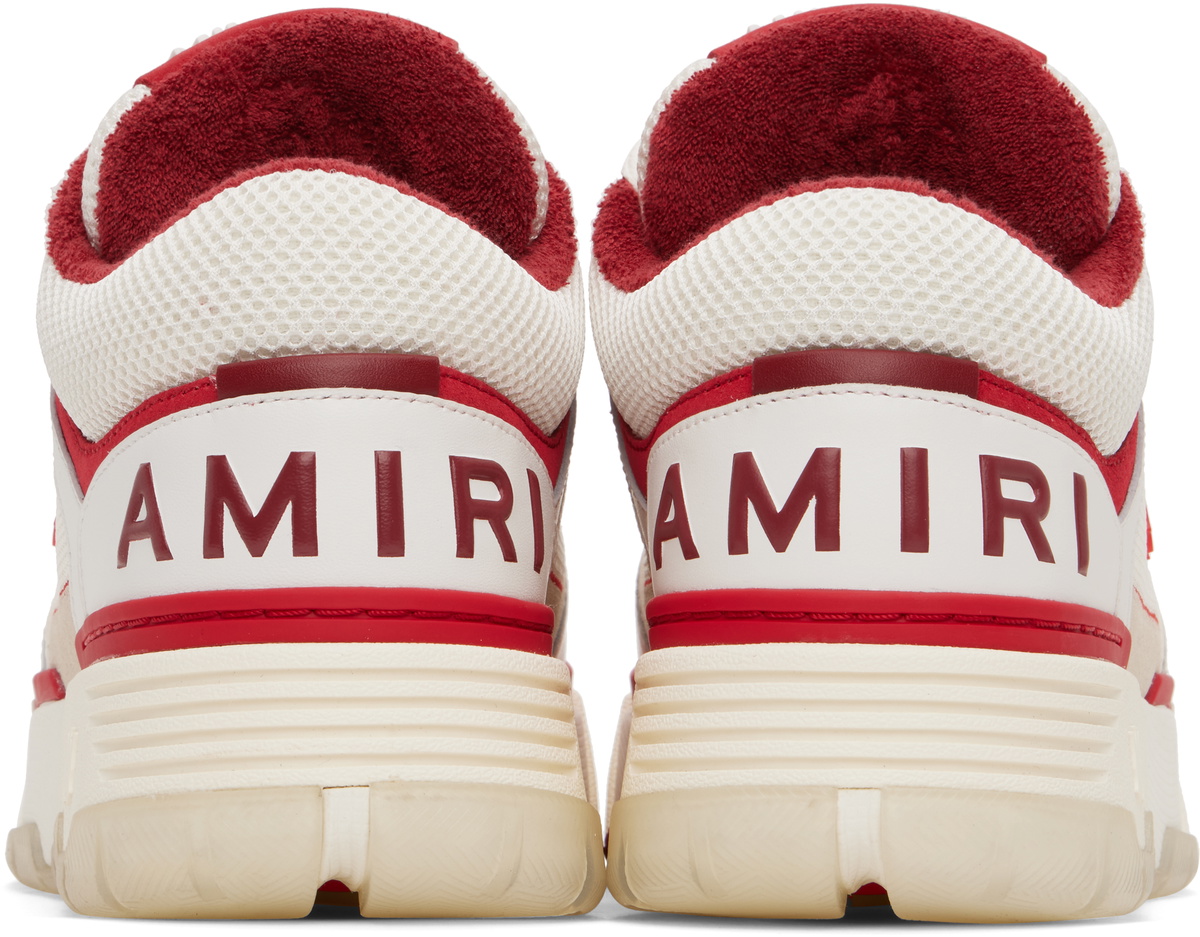 AMIRI Red & White MA-1 Sneakers Amiri