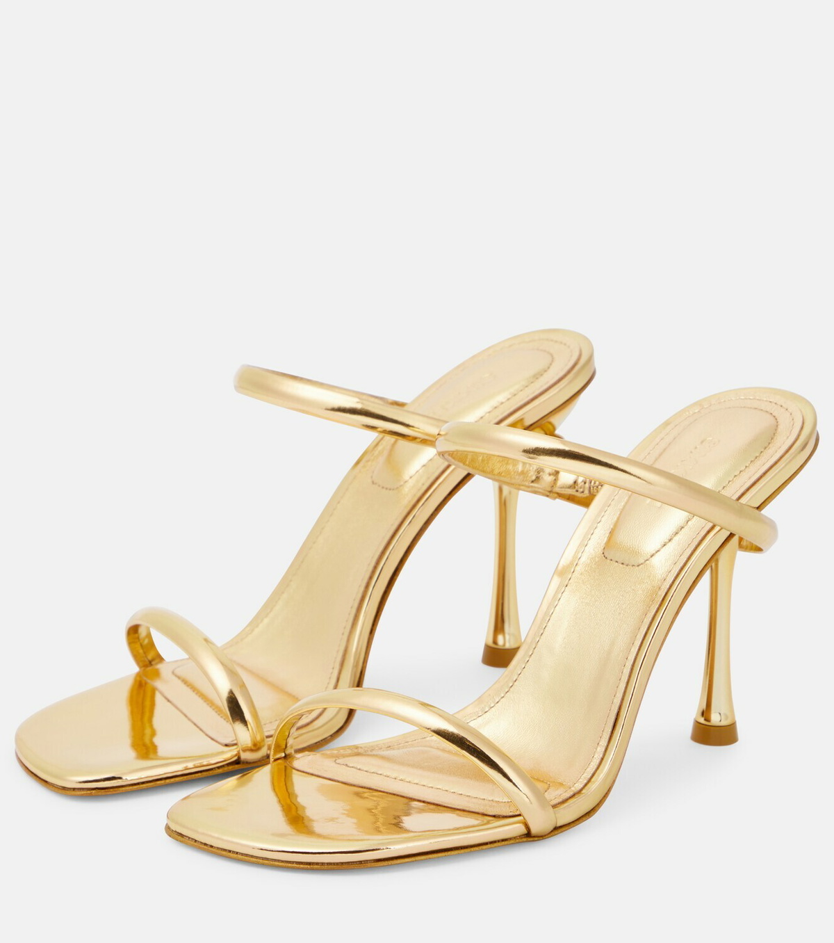 Simkhai Siren metallic leather sandals