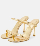 Simkhai Siren metallic leather sandals